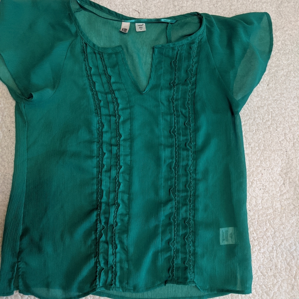 Emerald blouse